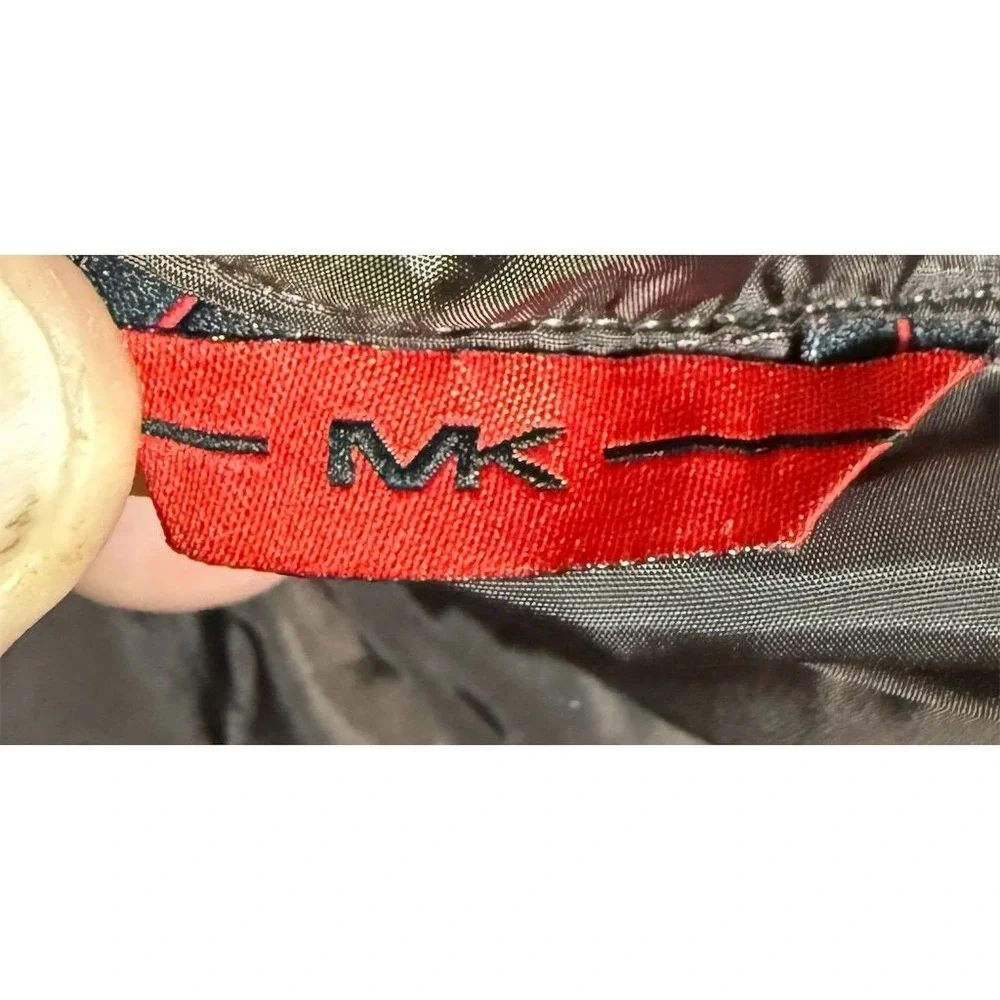Michael Kors Men's Red Quilted‎ Puffer Jacket Size M recycled bottles some flaws